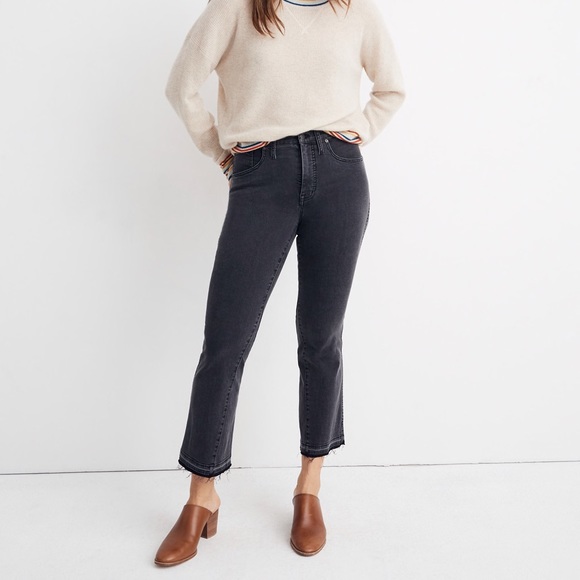 Madewell Denim - Cali Demi-Boot Jeans in Tobin Wash: Inset-Leg